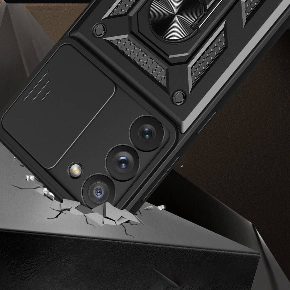 Etui Pancerne Galaxy S23 CamShield z Podstawką