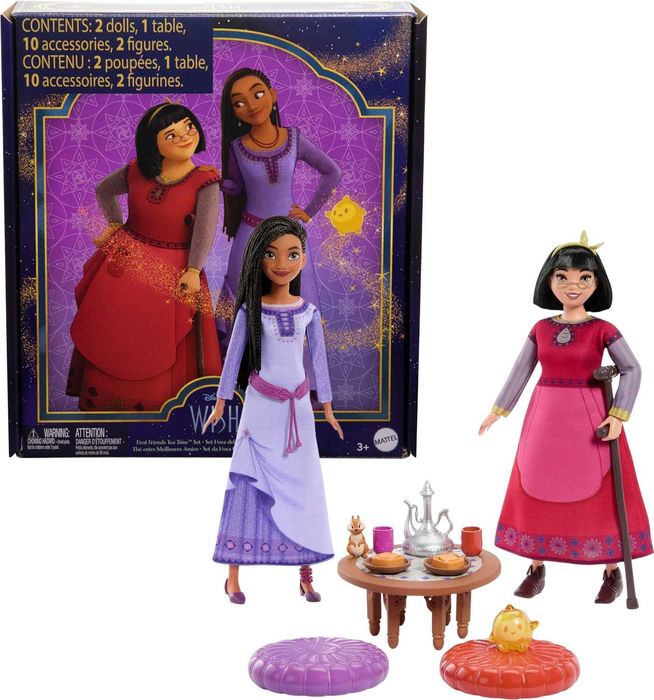 Набір ляльок Mattel Disney Wish Toys with Asha & Dahlia Аша та Далія!