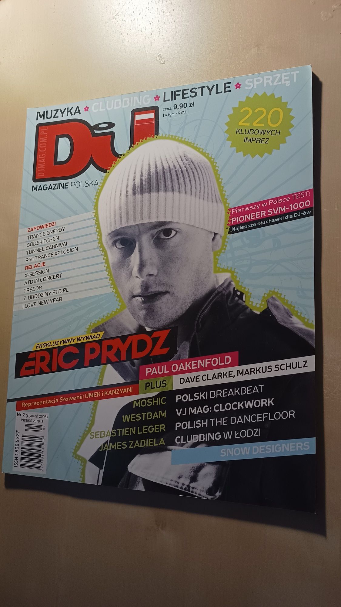 Czasopismo DJ Magazine Polska - styczeń 2008