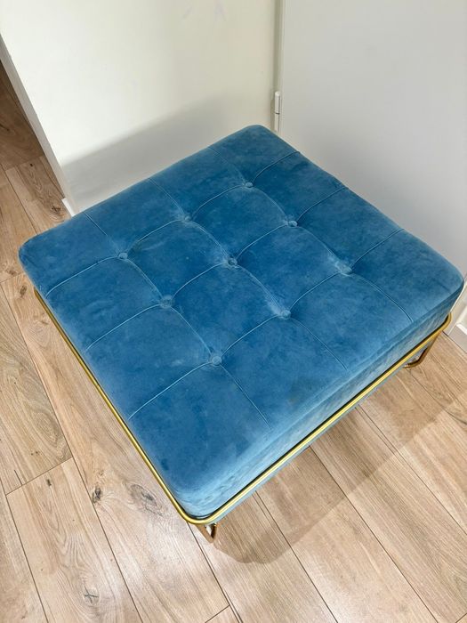 Banqueta azul turqueza