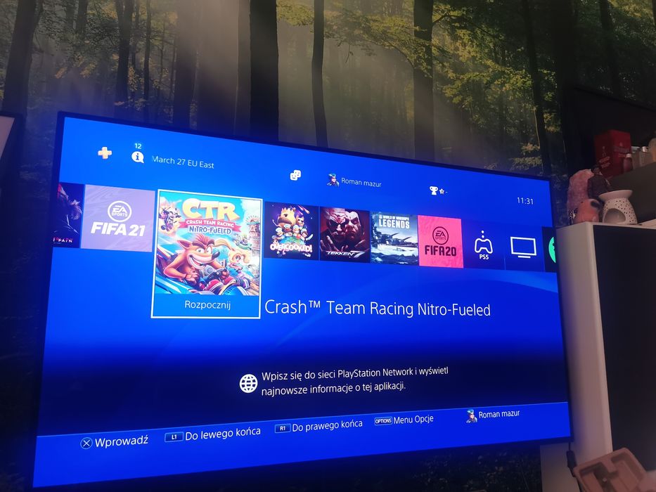 Konsola ps4 Pro 1tb CUH 7216b  zestaw + gry  sony playstation