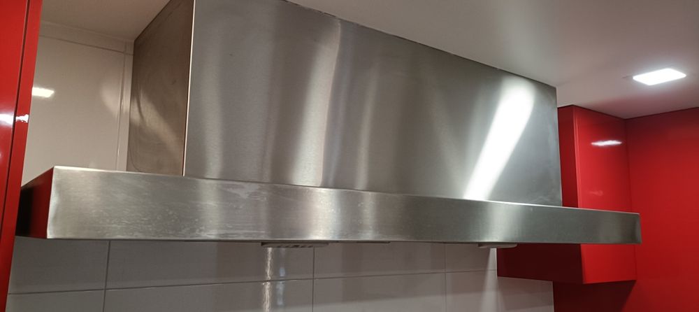 exaustor em inox duplo