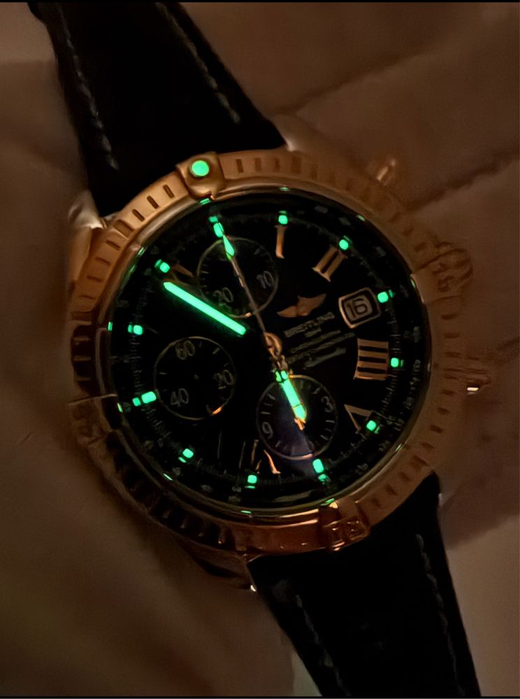 Breitling Chronomat Aço/Ouro C13356