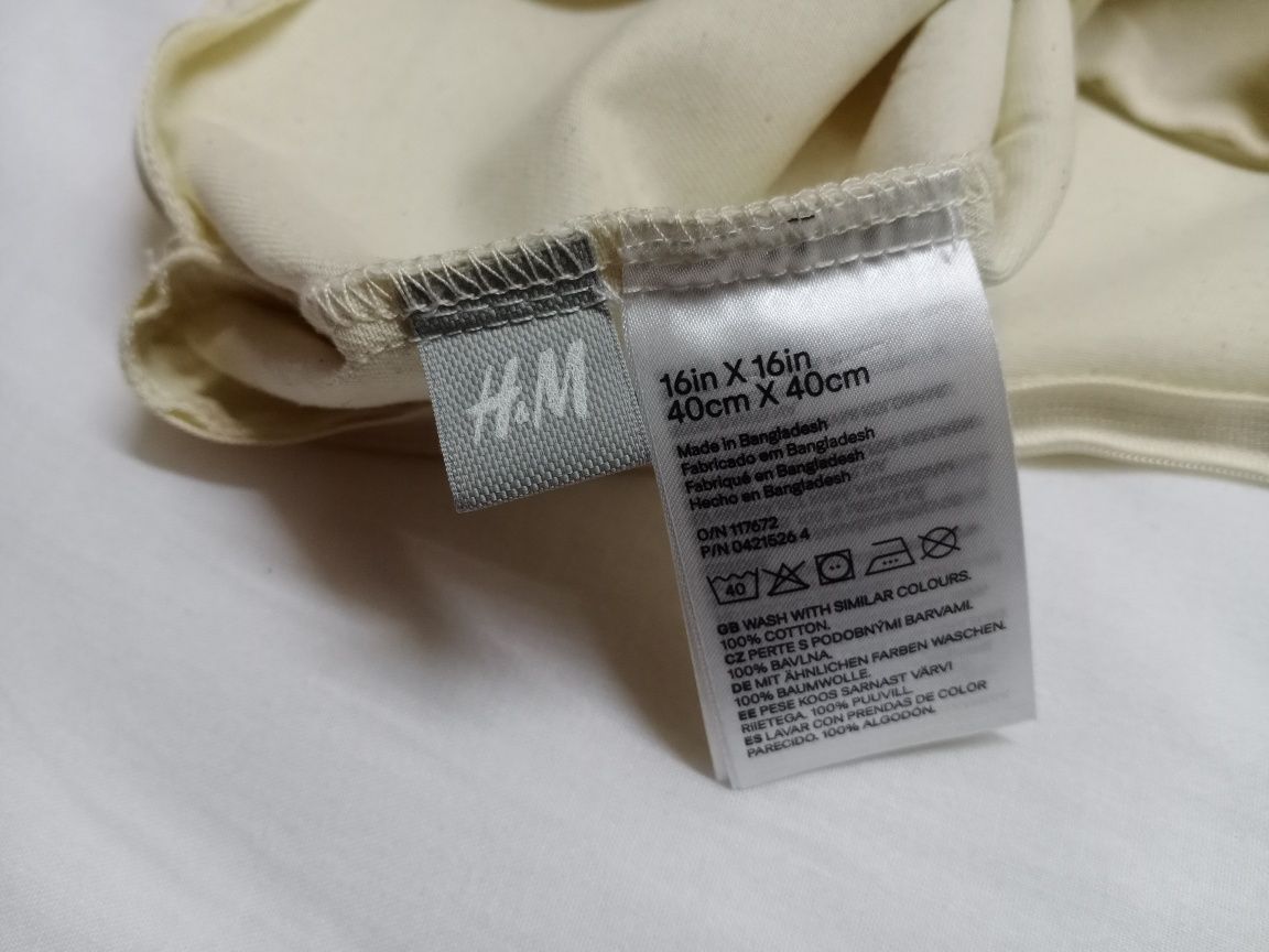 Наволочка на подушку декоративная 40*40 см H&M
