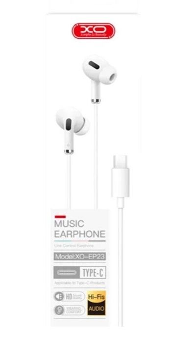 Навушники XO.Simple beauty Earphone (EP23) Type-C white