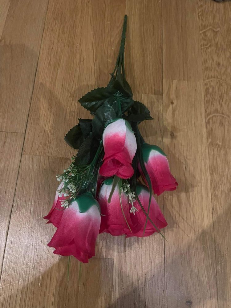 Bukiet sztucznych kwiatów 35cm 7 główek 48tknkw