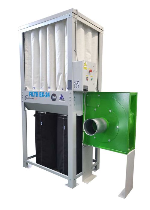 Filtr EK24 4800m³/h z mechanicznym otrzepywaniem worków