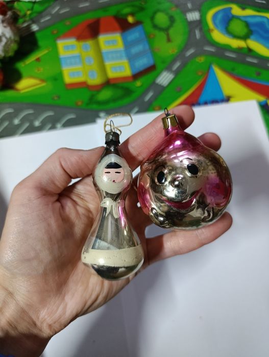 Ёлочные игрушки времен СССР
