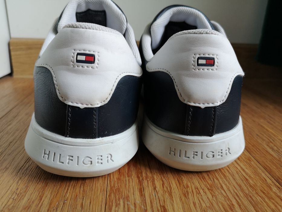 Sneakersy Tommy hilfiger 45 29 skóra skórzane buty sportowe męskie wią