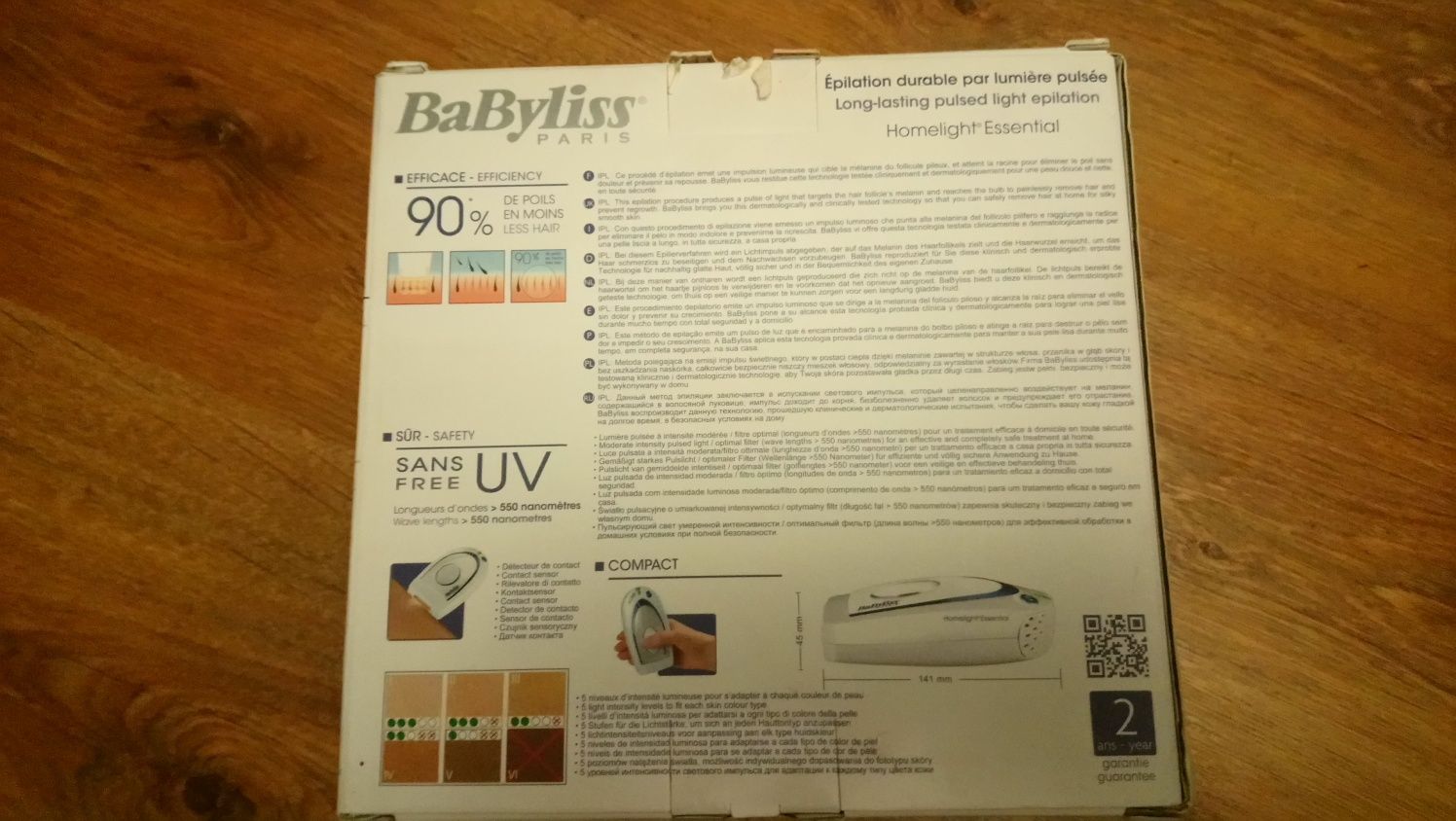 Depilator laserowy IPL Babyliss