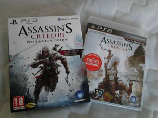 Assassins Creed III Washington Edition - PS3