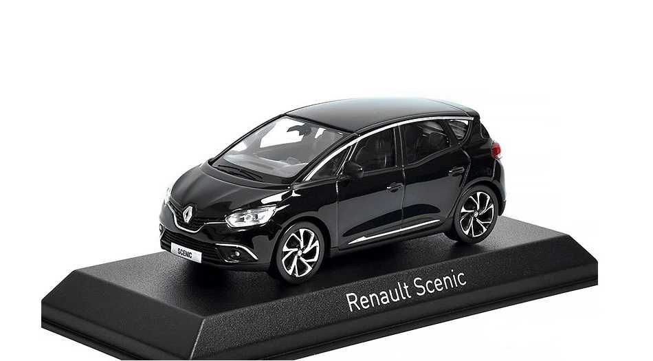 RENAULT Scenic (2016) black, в пластиковом боксе - Norev