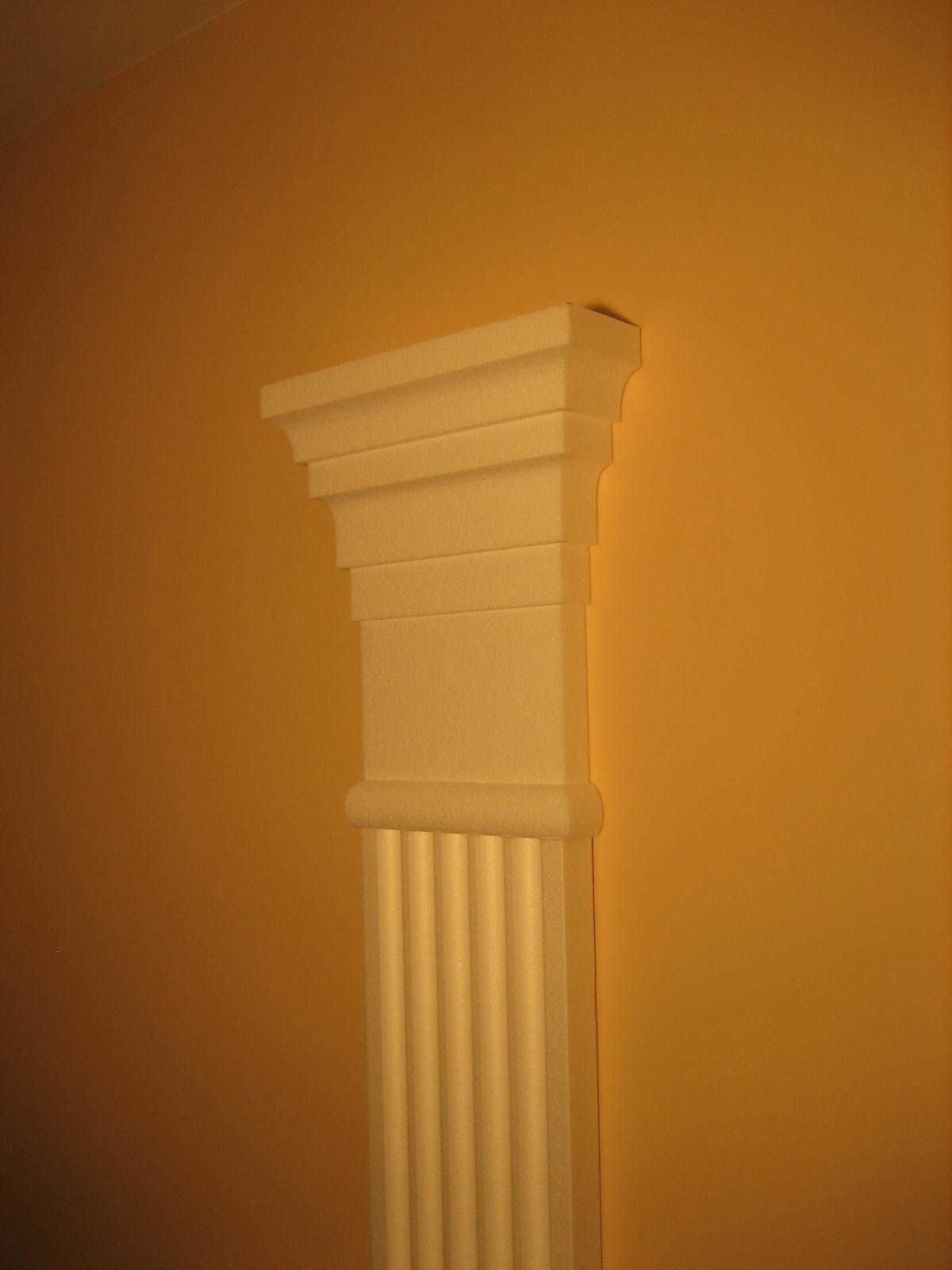 Sztukateria Styropianowa-Kolumna Ścienna PILASTER!