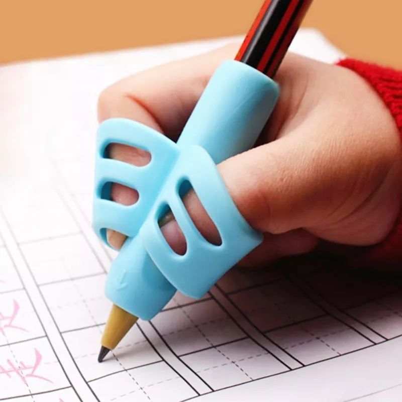 Suporte de caneta silicone para aprendizagem e correcção