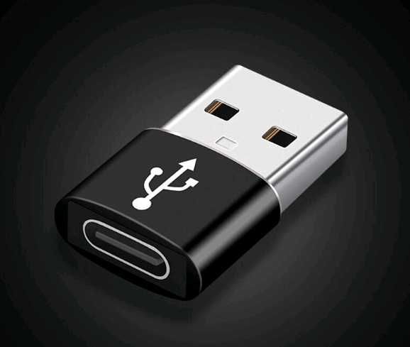 Переходник для зарядки USB 2.0 - > TYPE-C для телефона, ноутбука
