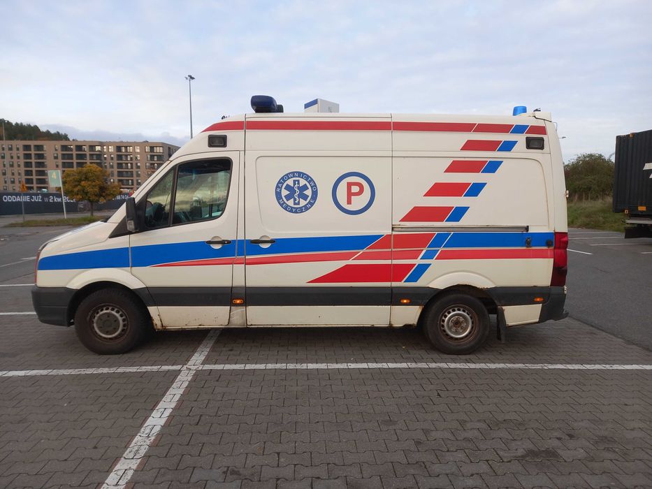 Vw Crafter Karetka Ambulans Sprawna zabudowa Wietmarscher Homologacja