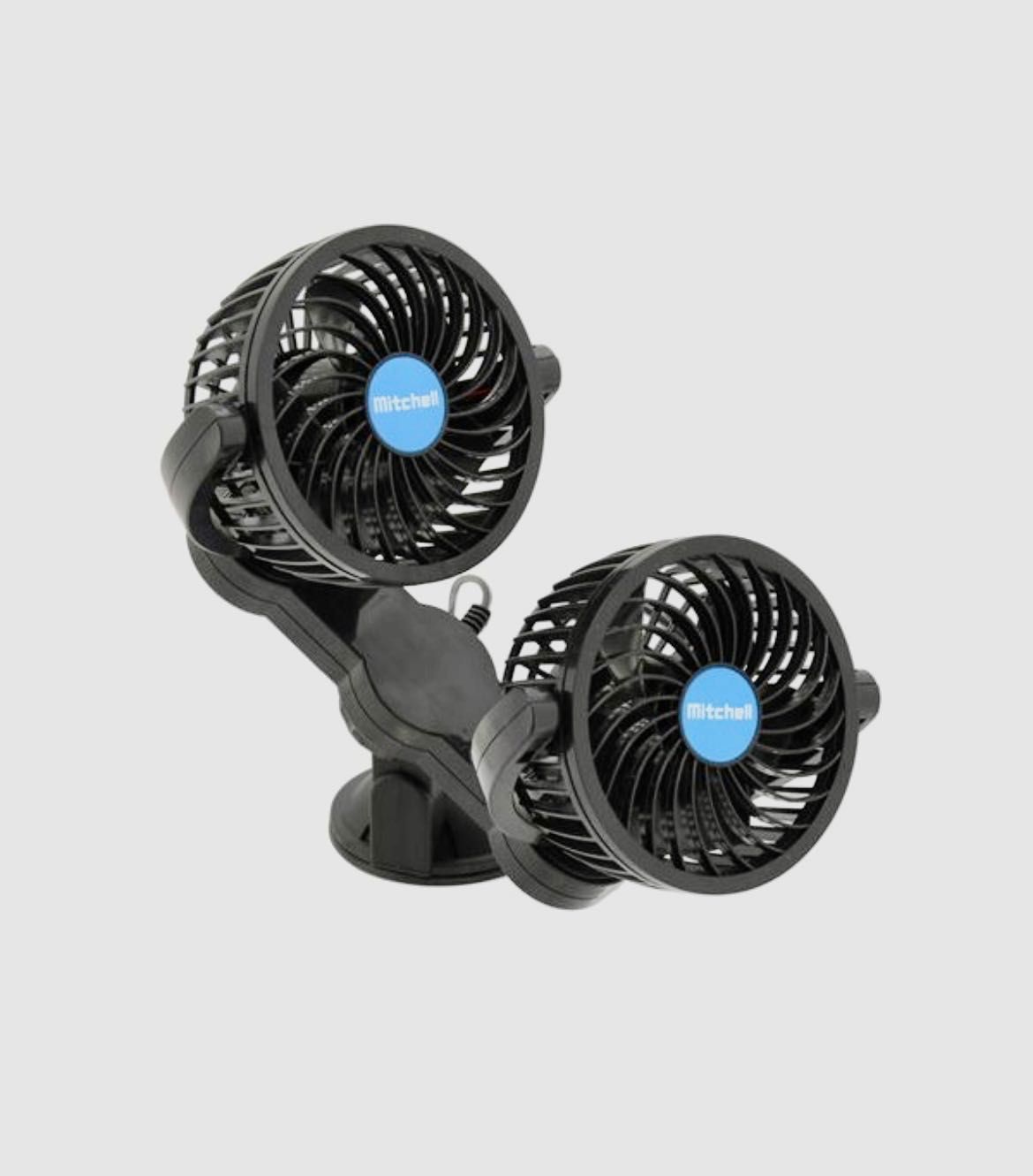 Super WENTYLATOR samochodowy podwójny 12V HX-T705E
