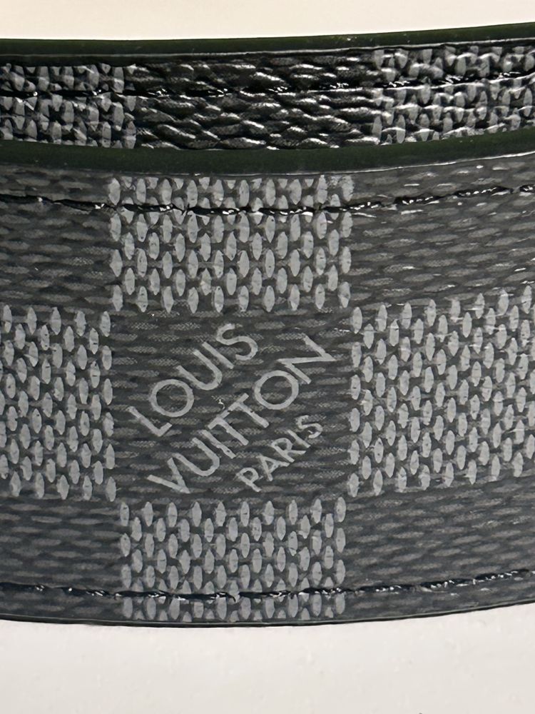 Pasek Louis Vuitton Daimer Graphite Belt