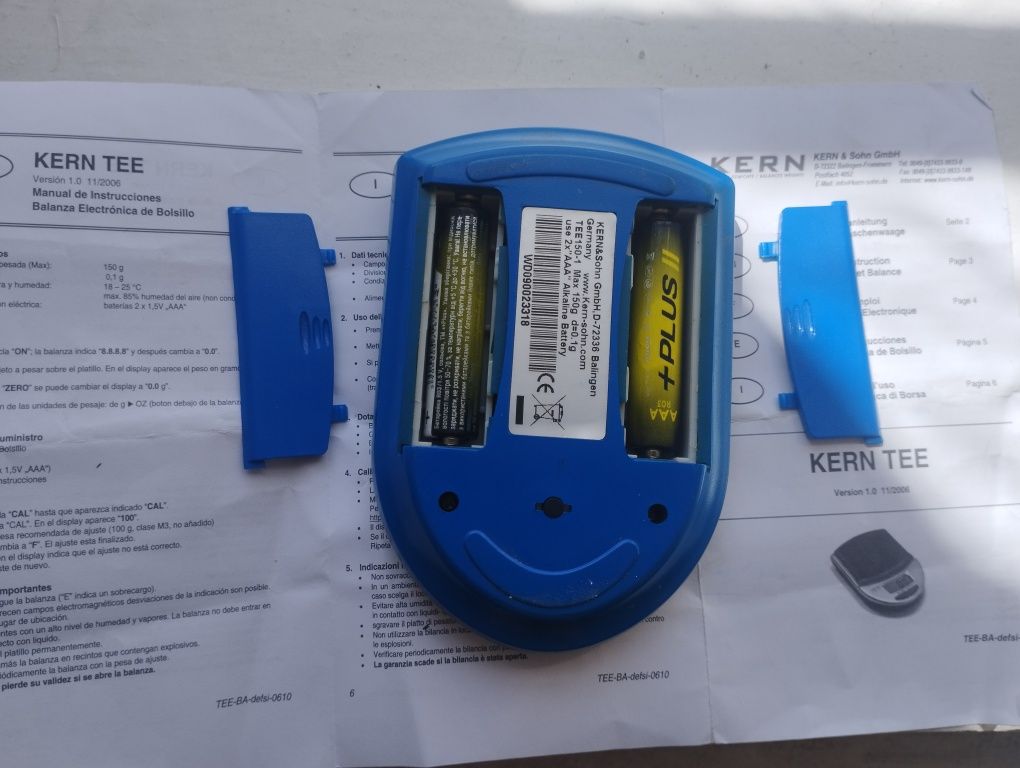 KERN TEE 150-1 дизайнерські кишенькові ваги
KERN no
Страна производите