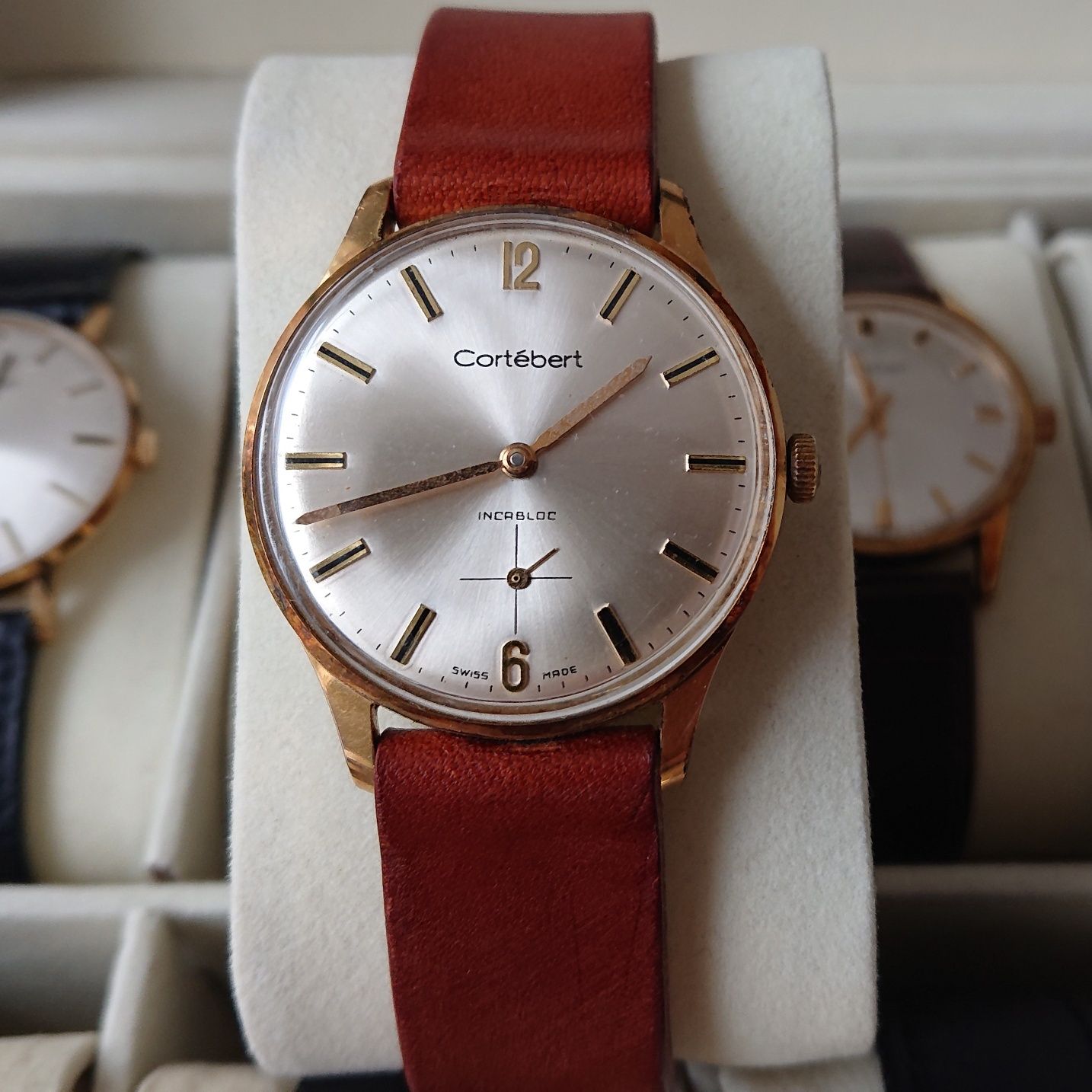 Cortebert zegarek naręczny mechaniczny kolekcjonerski swiss made