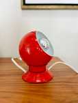 Candeeiro space age eyeball em vermelho