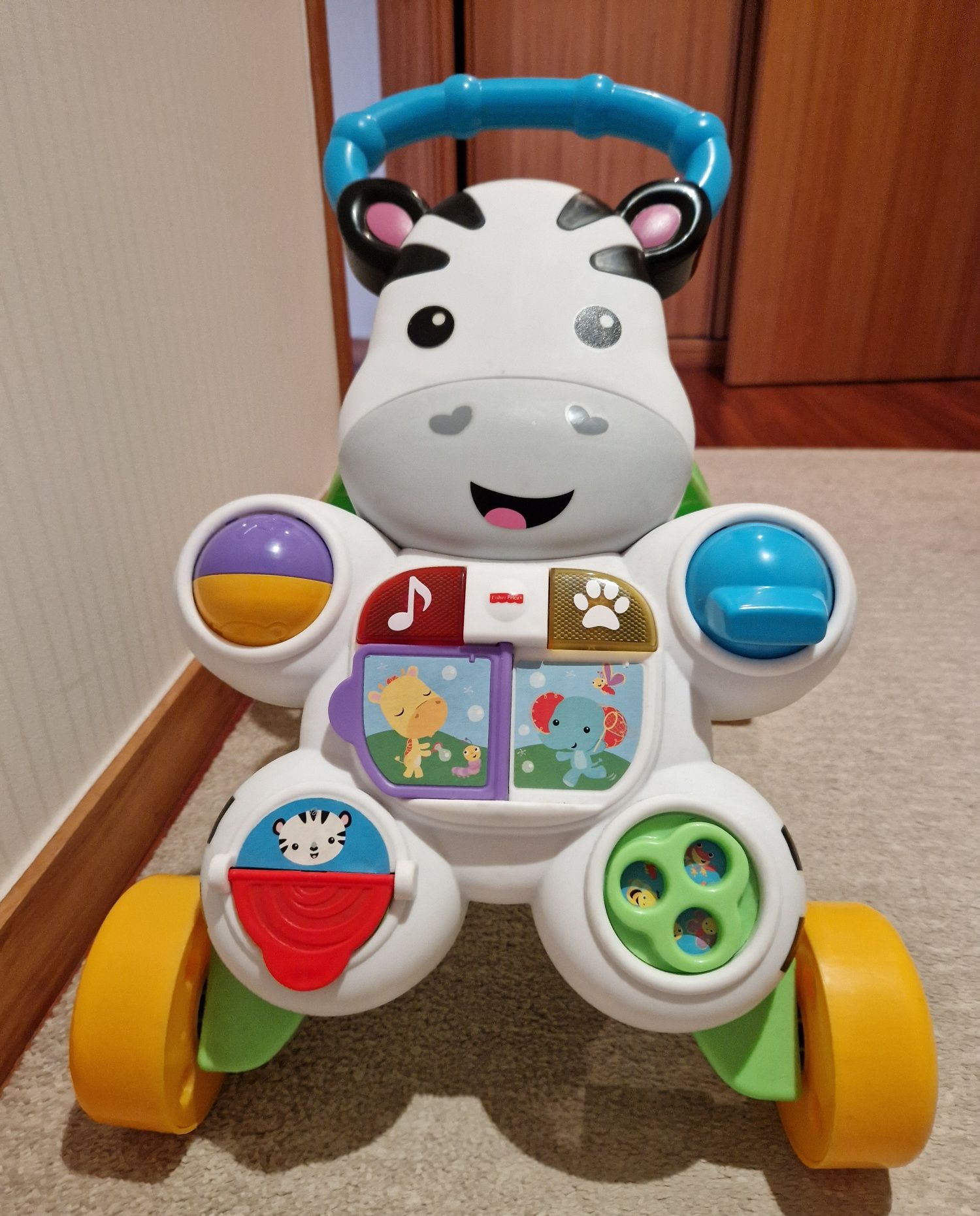 Andador Zebra Aprende Comigo Fisher Price