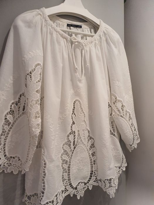 Bluzka biała luźna  roz 44