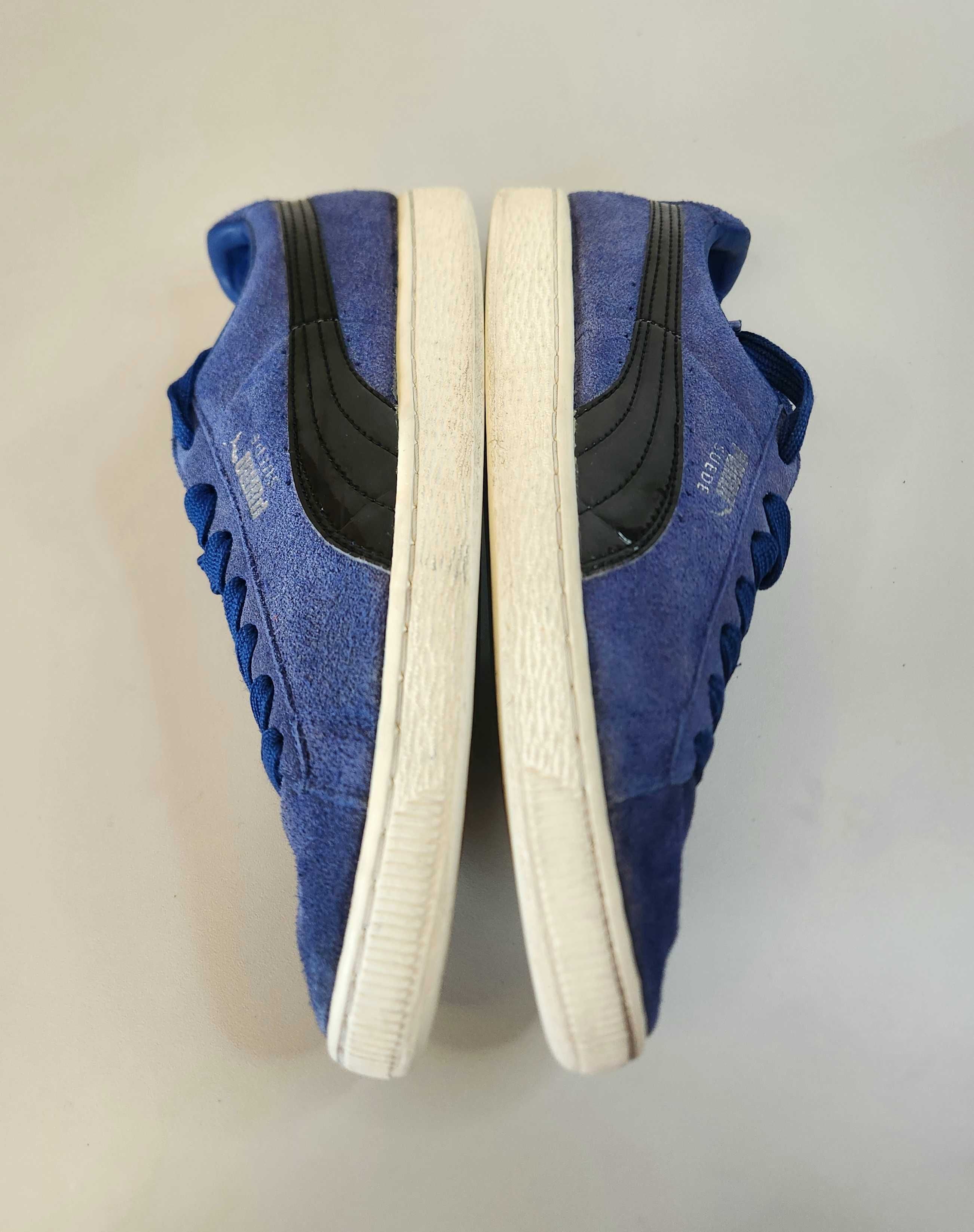 Puma Suede Niebieskie Zamszowe Męskie Buty Trampki Sneakersy 40,5