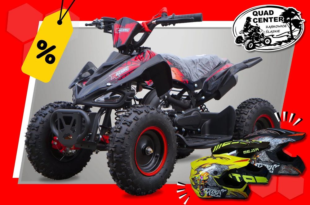 Mini Quad ATV 49cc KEYMOTO RACER Dwusuw AUTOMAT Start 6 cali