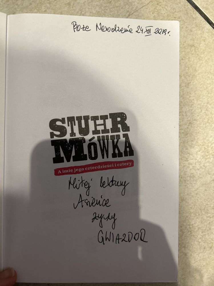 Książka Stuhr Mówka