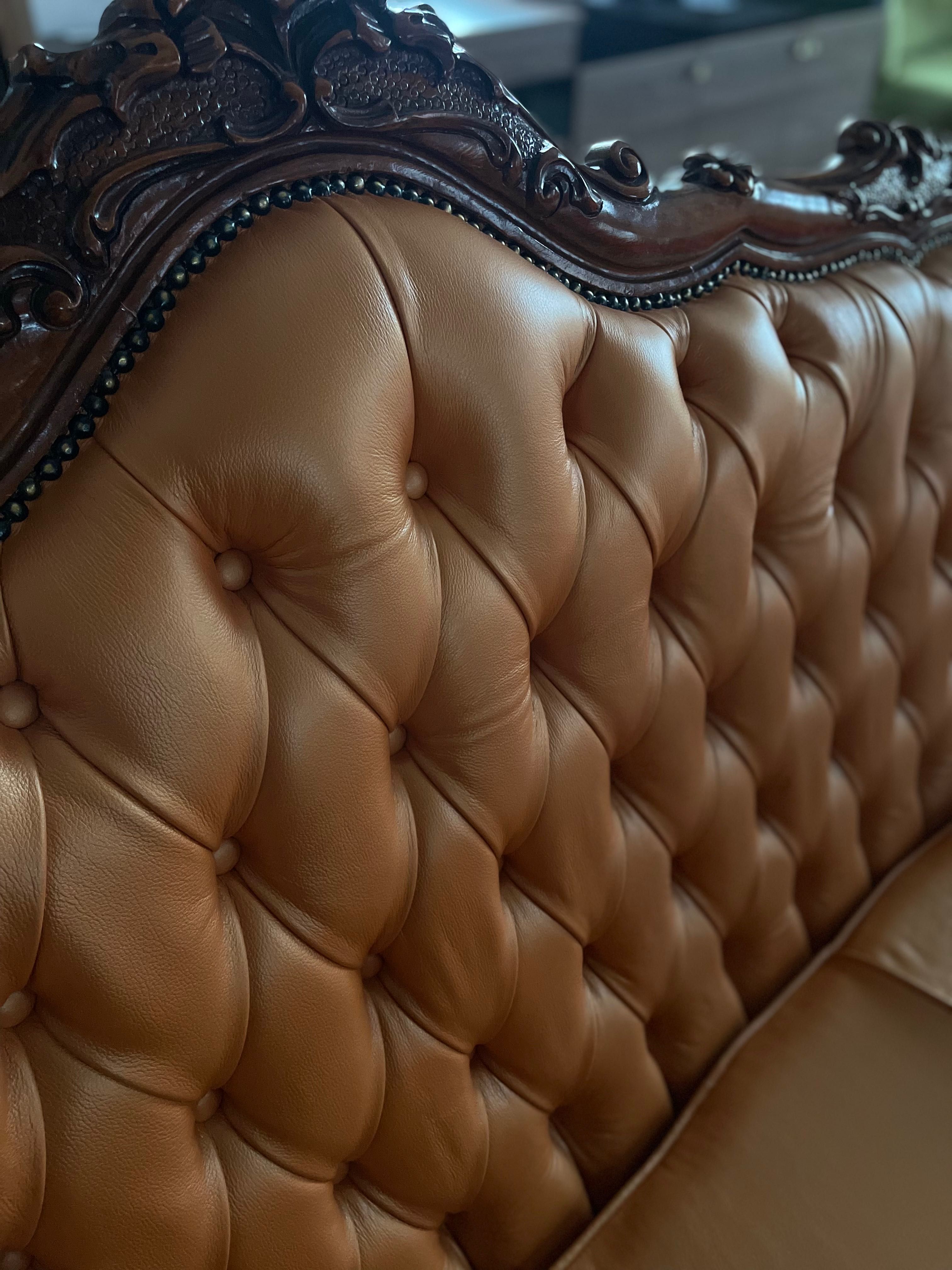 Komplet stylowy sofa plus dwa fotele