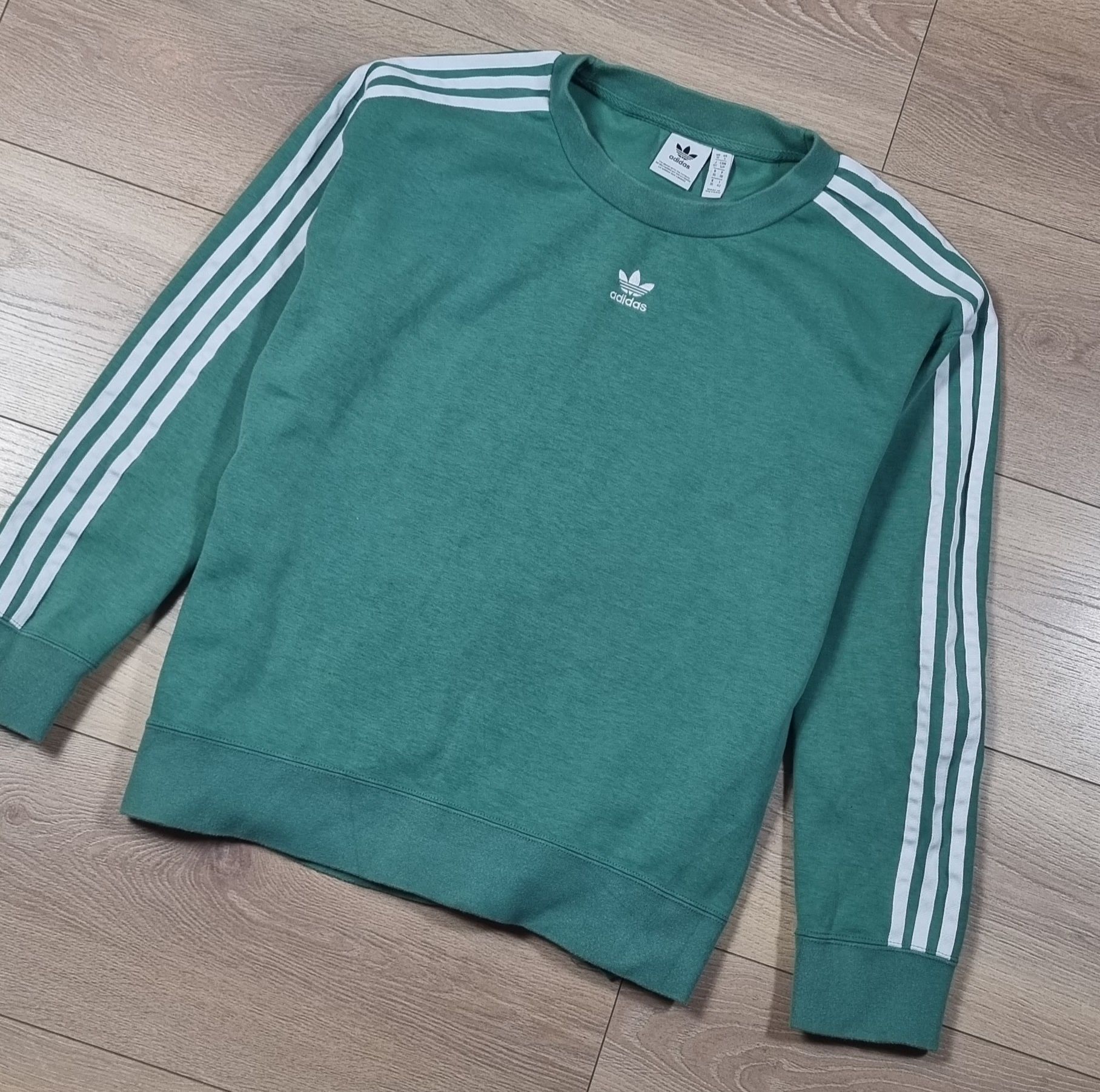 Bluza damska Adidas Originals, bez kaptura, crewneck, logo, 3 paski