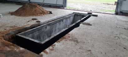 Kanał samochodowy Najazd do warsztatu Odlew szczelny Olkusz Proszowice