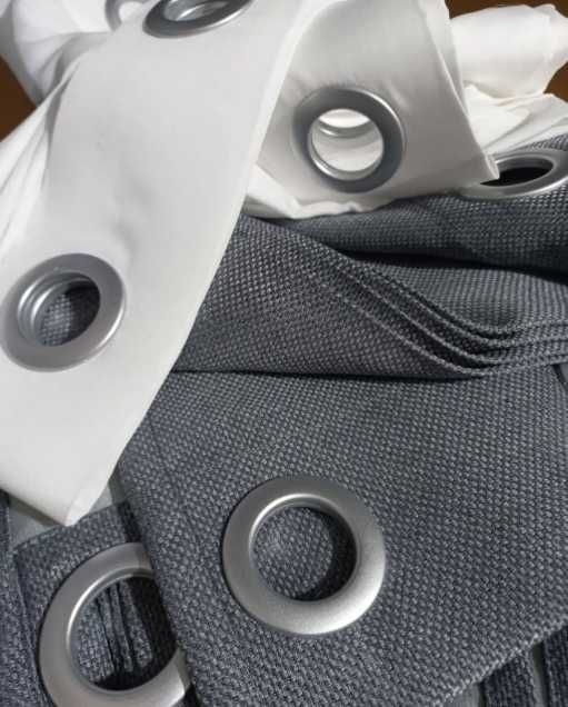 штори блекаут льон рогожка на люверсах штора 2 метрова