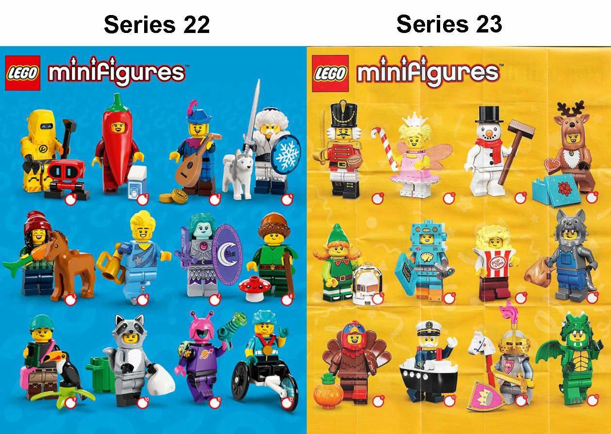 LEGO® MINIFIGURAS NOVAS - Várias Series - da 14 à Series 27
