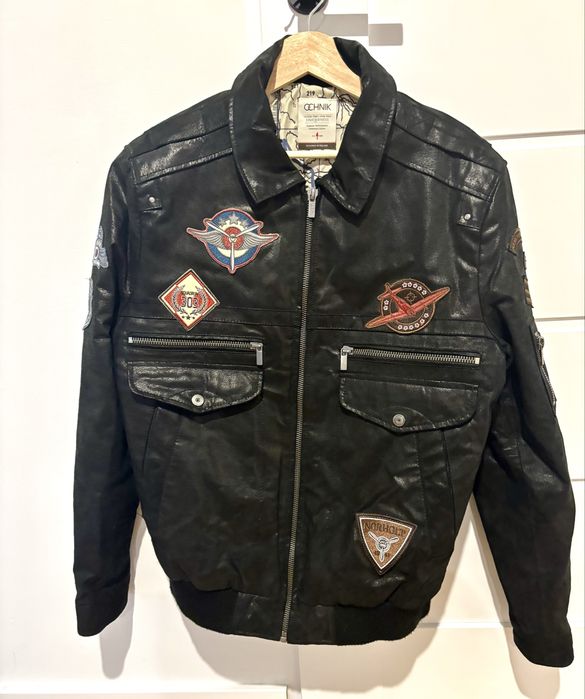 Kurtka męska skórzana Ochnik