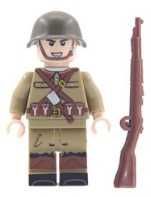 Zestaw 20 sztuk figurek żołnierzy z bronią ww2 komp. z Lego, Cobi