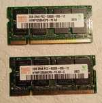 Pamięć RAM SO-DIMM Hynix DDR2 2x2GB 667MHz PC2-5300S-555-12