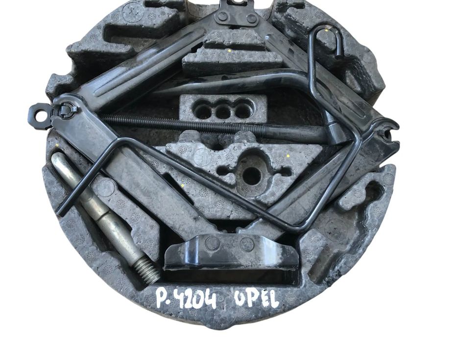 Zestaw Narzędzi Koła Zapasowego Lewarek Klucz Opel Astra H Vectra C 13255674- Gwarancja Wysyłka Montaż