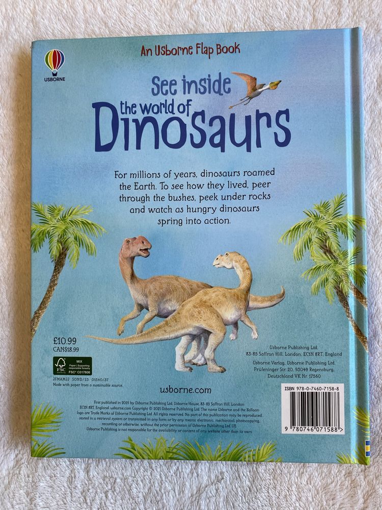 Книга See Inside The World of Dinosaurs