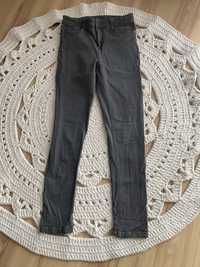 Spodnie jeans szare S 164