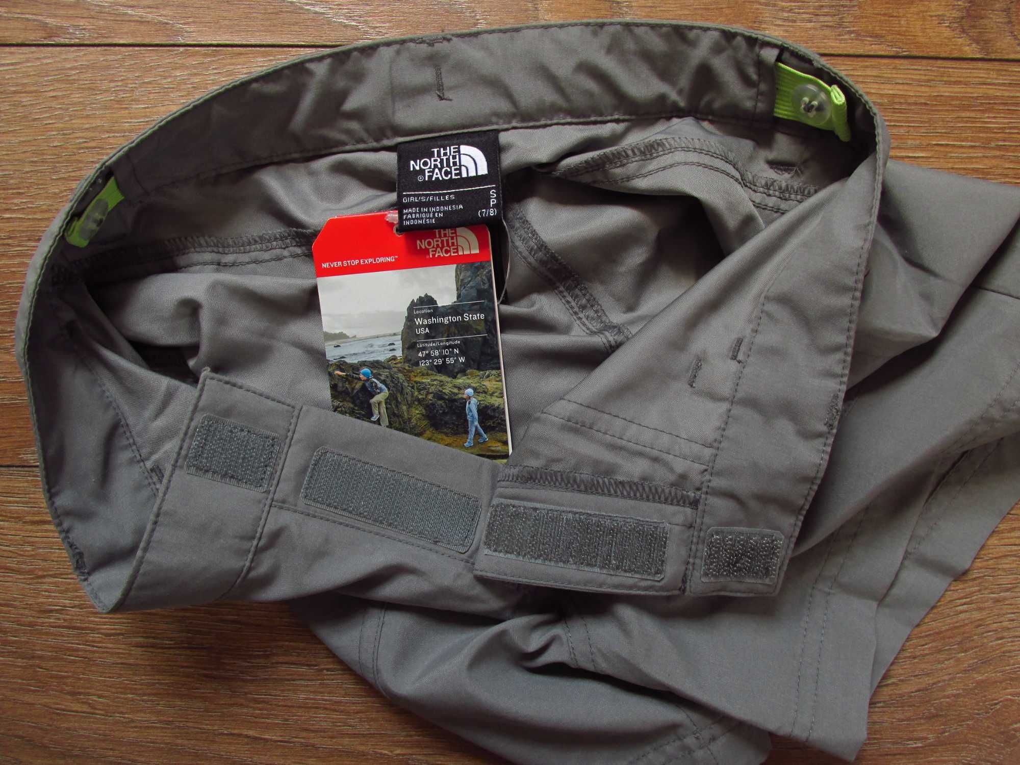 The north face argali UPF 50 spodenki szorty dziewczęce S 7-8 lat