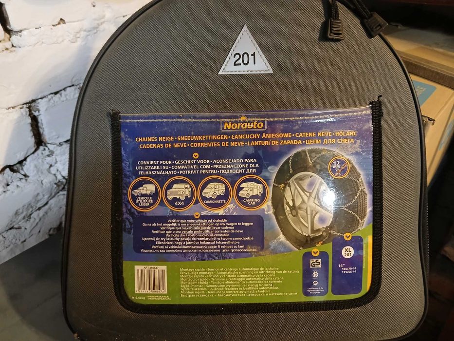 Łańcuchy śniegowe Norauto XL201 - 14"