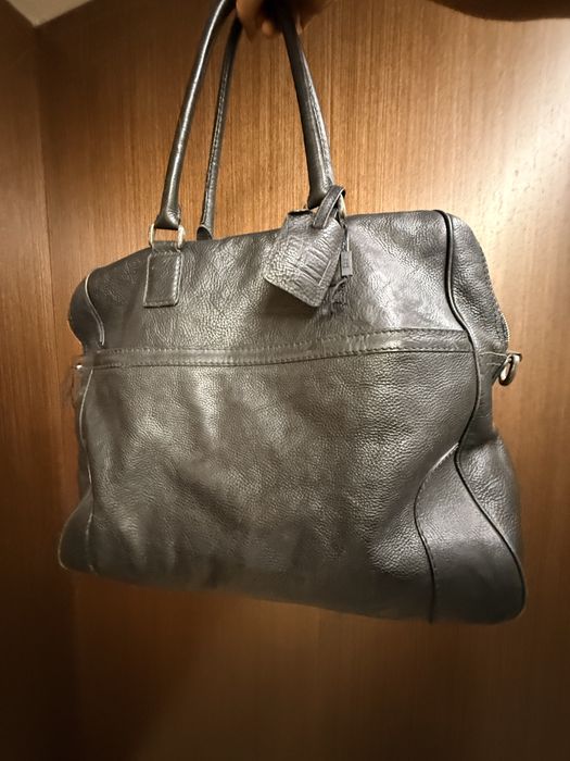 Saco de viagem em pele genuina da Hilfiger