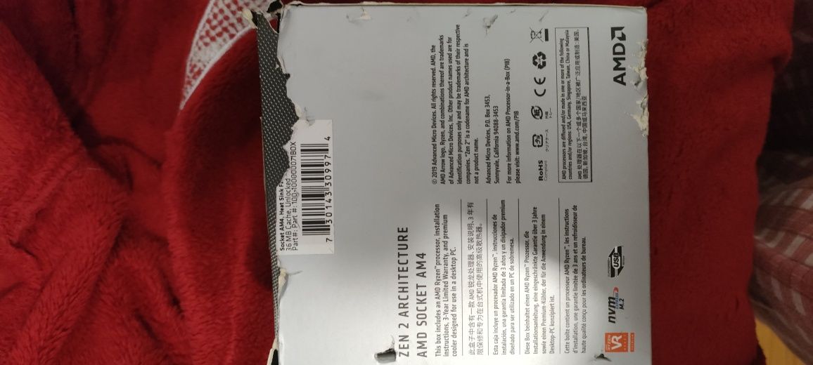 Processador AMD Ryzen 7 3700X