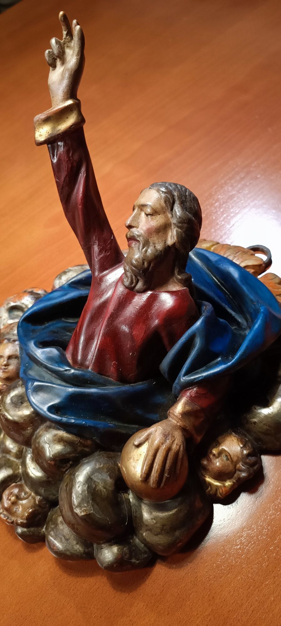 Magnífica escultura Barroca de Deus "Pai Eterno" -  Itália - Séc XVIII