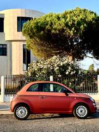 Fiat 500 com transmissão automática e teto panorâmico 76000km