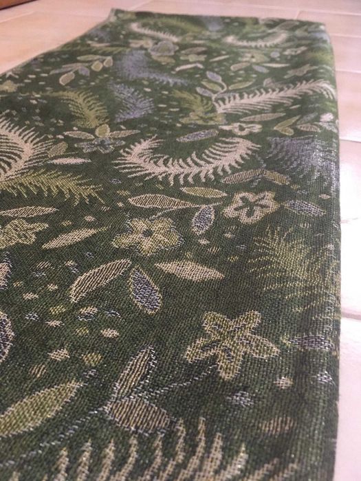Écharpe Verde Floreada