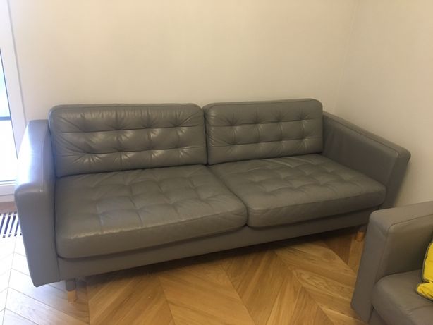 Zestaw wypoczynkowy Ikea Landskrona (kanapa i 2 fotele)