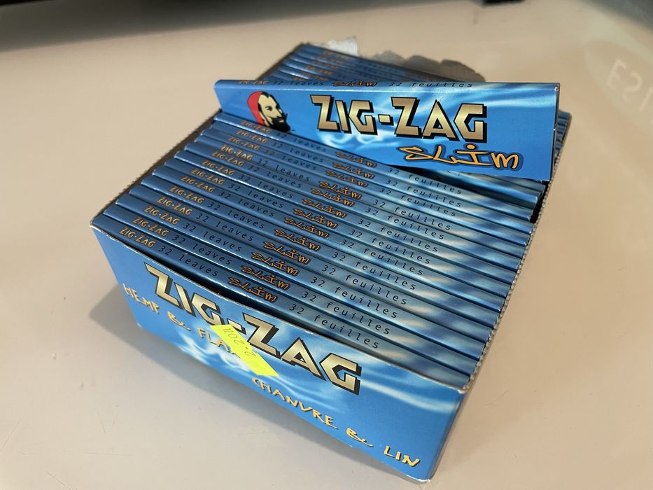 Bibułki ZIG-ZAG Slim Blue Box 50szt.
